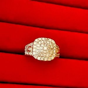 10K Yellow Gold with 1.00ctw Diamond Ring Sz6